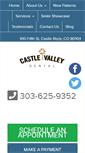 Mobile Screenshot of castlevalleydental.com